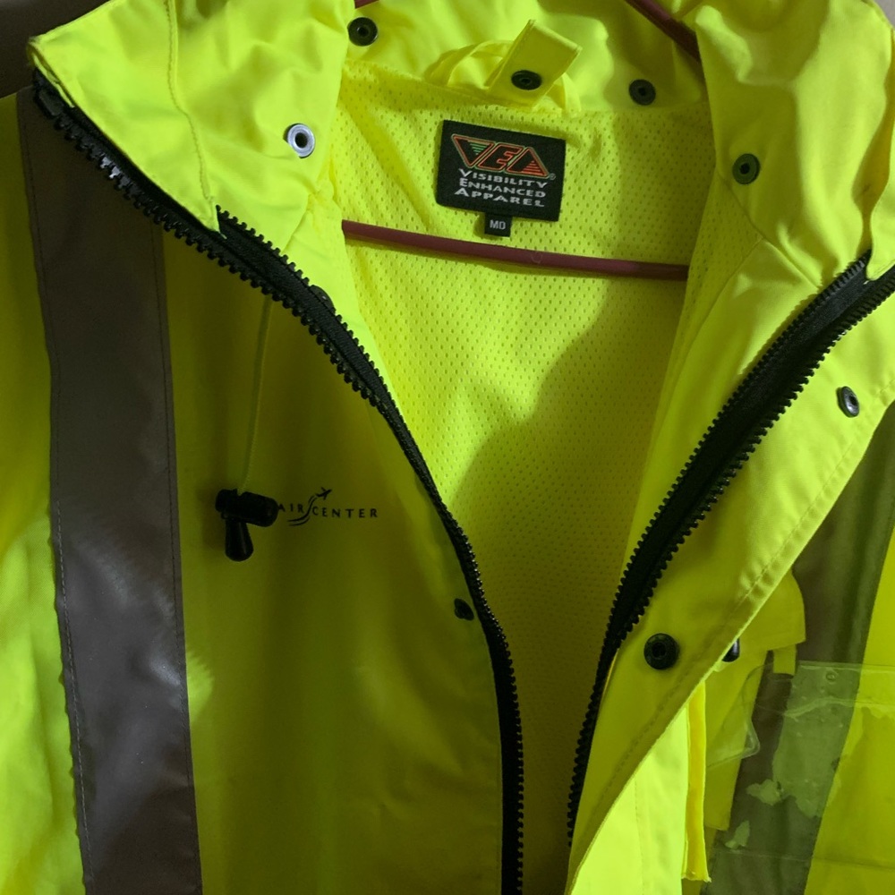 Fluorescent Rain Jacket New